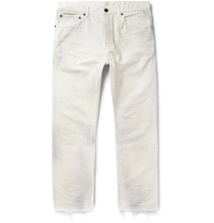 Photo: John Elliott - The Kane 2 Distressed Denim Jeans - Men - Off-white