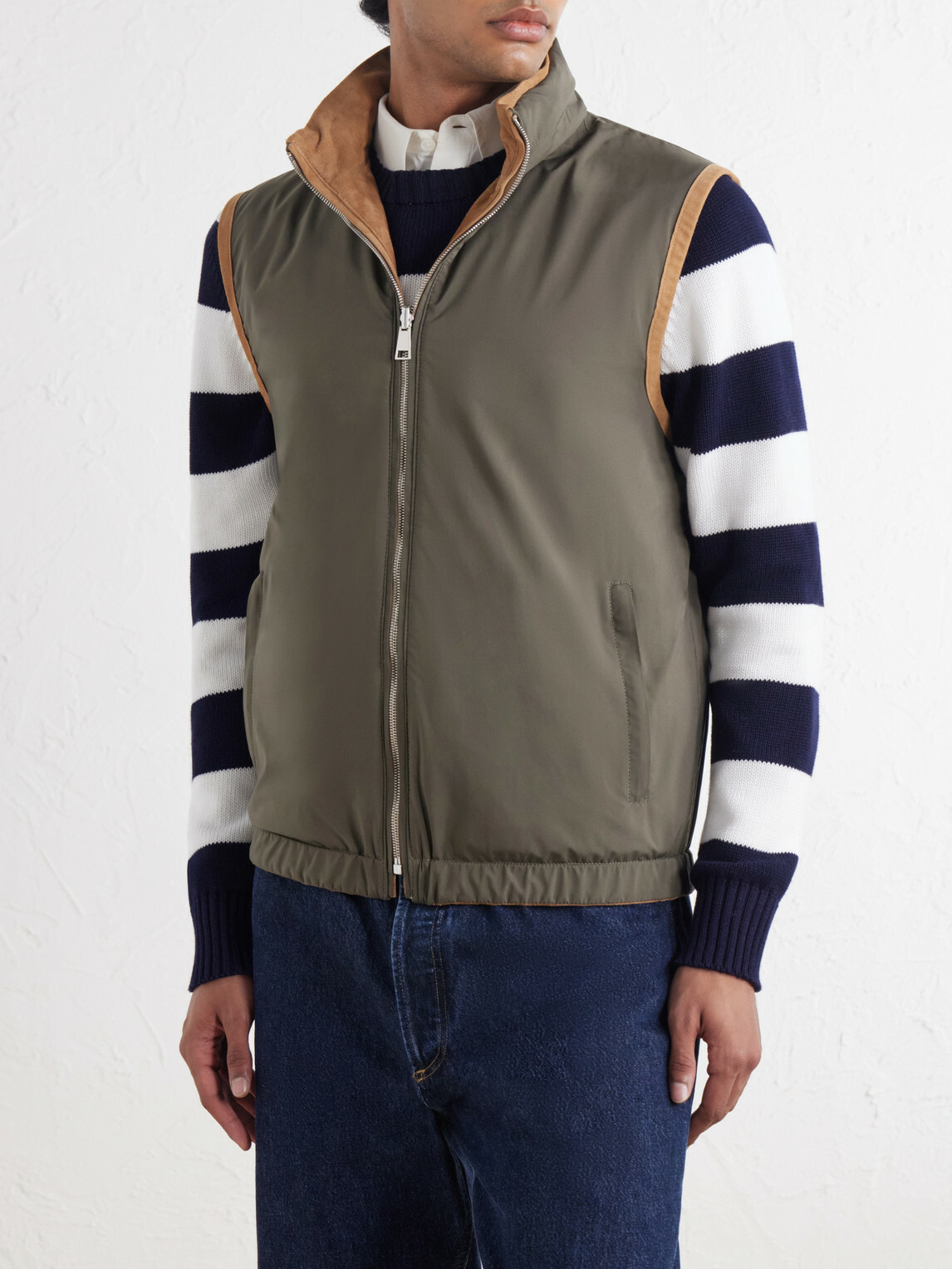 Valstar - Reversible Suede Vest - Neutrals