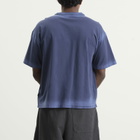 YMC Men's Spray Triple Pocket T Shirt in Blue