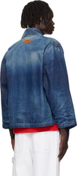 Kenzo Navy Kenzo Paris Kimino Denim Jacket