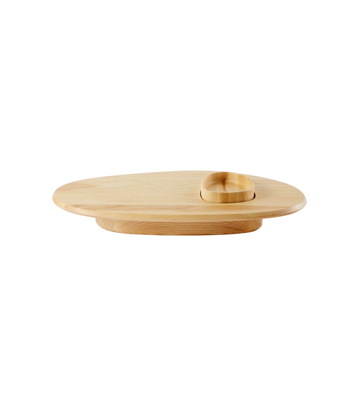 Photo: Serax Dune wooden platter and bowl by Kelly Wearstler
