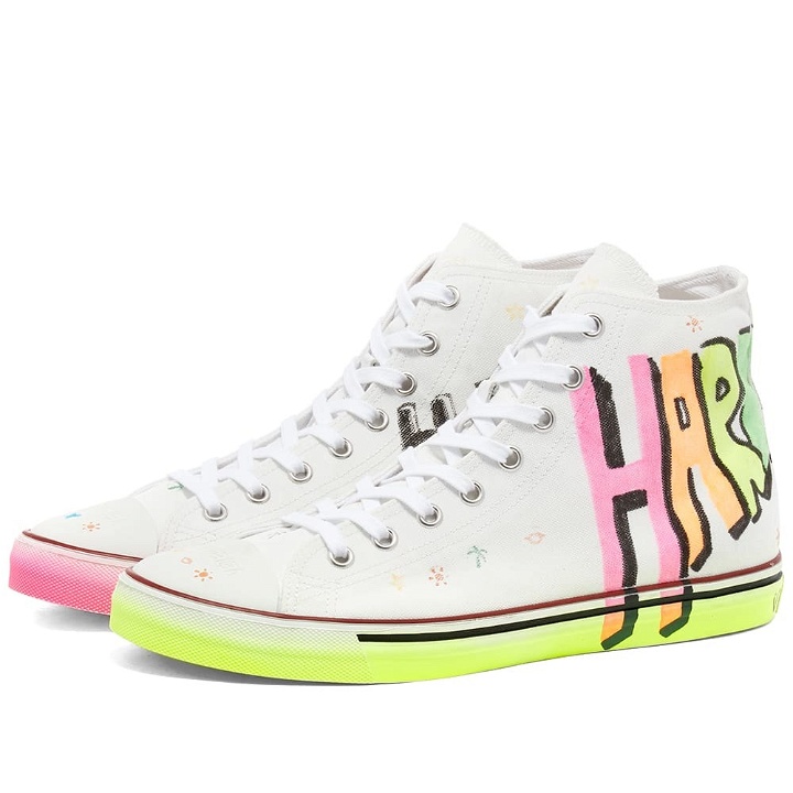 Photo: VETEMENTS Classic High Tops 'Harcore Happiness'