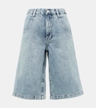 Frame The Skater Short denim Bermuda shorts