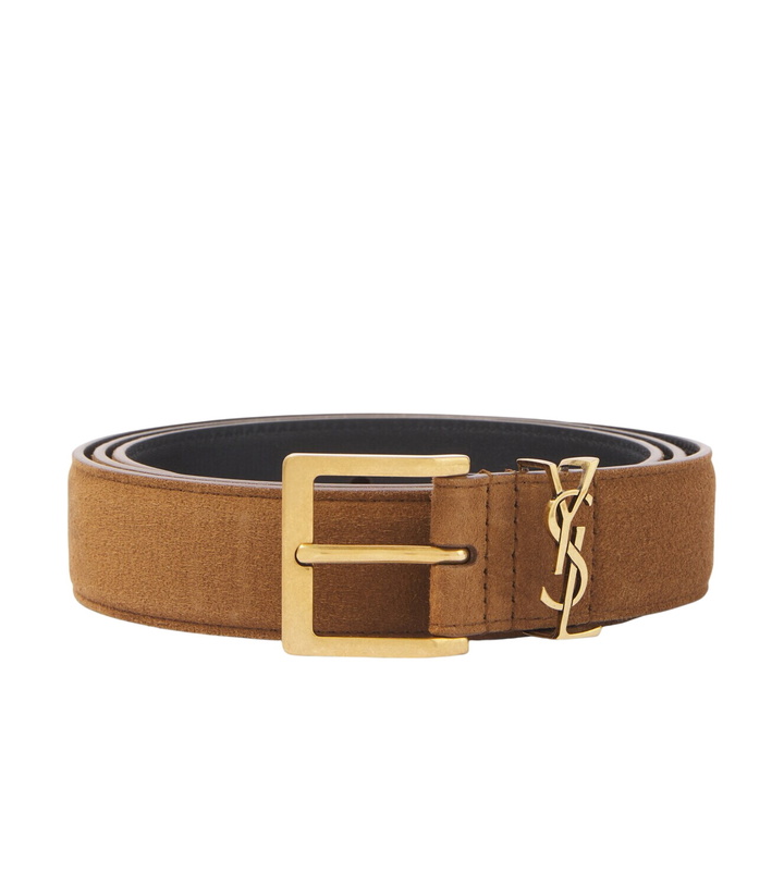 Photo: Saint Laurent Cassandre suede belt