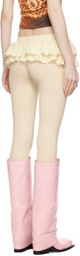 Emily Watson Off-White Frilly Skort Leggings