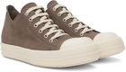 Rick Owens Gray Low Sneaks Sneakers