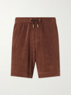 Orlebar Brown - Marling Solid Cotton Organic Terry Shorts - Brown