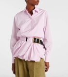 Loewe Belted cotton shirt