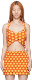 Simon Miller Orange Rummie Tank Top