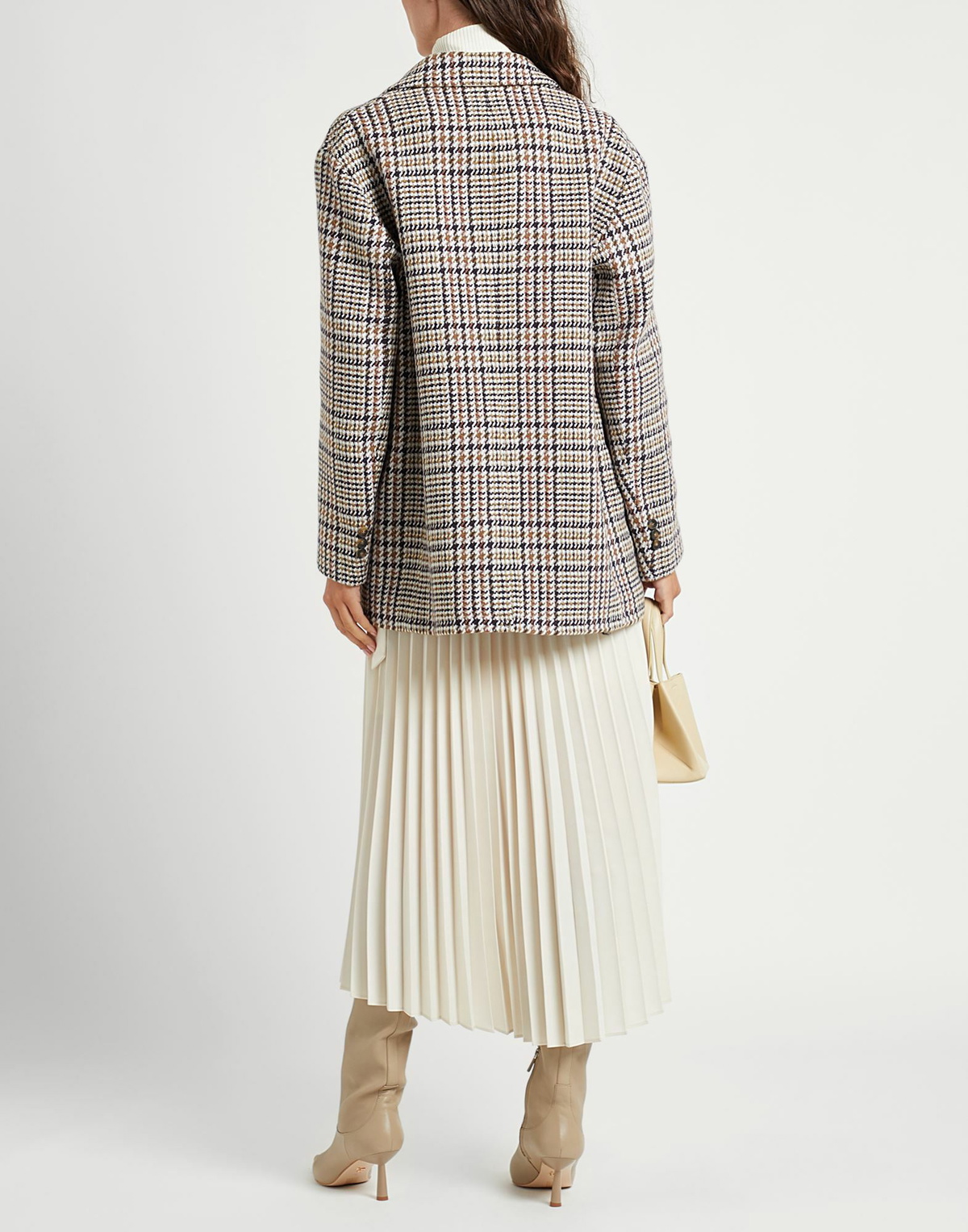 Maje Womens Blazer in Light grey