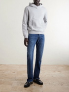 Givenchy - Logo-Embroidered Cotton-Jersey Hoodie - Gray