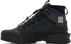 UNDERCOVER Navy & Black The North Face Edition SOUKUU Glenclyffe Boots