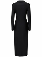 SELF-PORTRAIT - Cutout Jersey Midi Dress