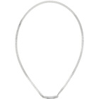 Bunney Silver ID Bar Necklace