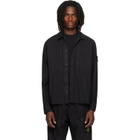 Stone Island Black 1200005 Stretch Cotton Tela 'PARACADUTE' Shirt