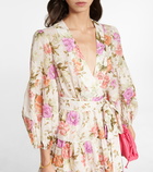 Zimmermann - Pattie floral cotton minidress