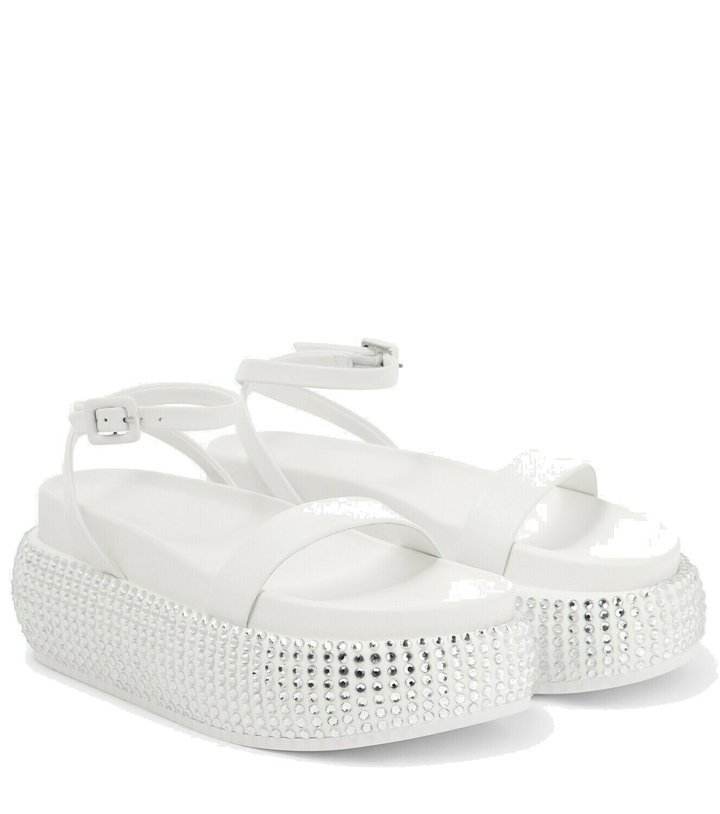Photo: Simkhai - Buster embellished platform sandals