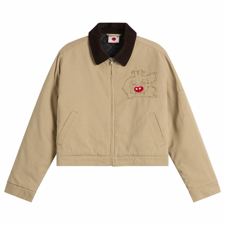 Photo: ICECREAM Women's Team IC Cropped Work Jacket in Beige