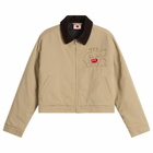 ICECREAM Women's Team IC Cropped Work Jacket in Beige