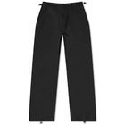 Uniform Bridge Men's Nylon Drawstring Pant in Black