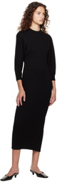 BITE Black Seashell Midi Dress