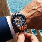 Thomas Earnshaw Duncan Automatic Blue Dial Mens Watch ES-8320-66
