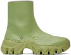 Rombaut Green Boccaccio II Lite Apple Leather Chelsea Boots