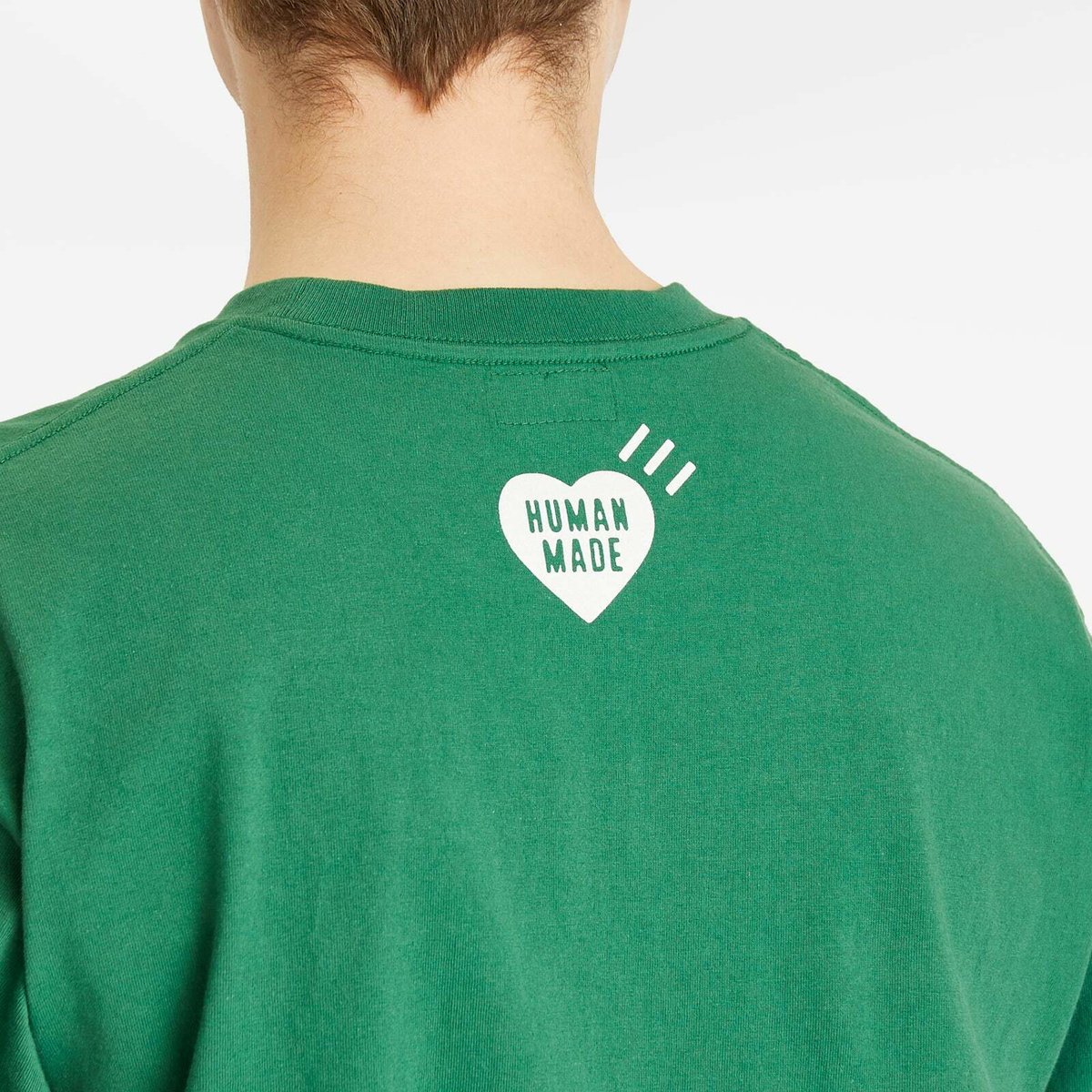 Human Made Men's Fishing Duck T-Shirt in Green Human Made