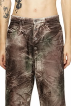 Diesel Pants in crinkled camo canvas - Pants - Unisex - Multicolor