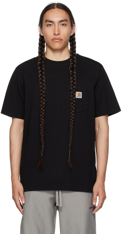 Photo: Carhartt Work In Progress Black Pocket T-Shirt