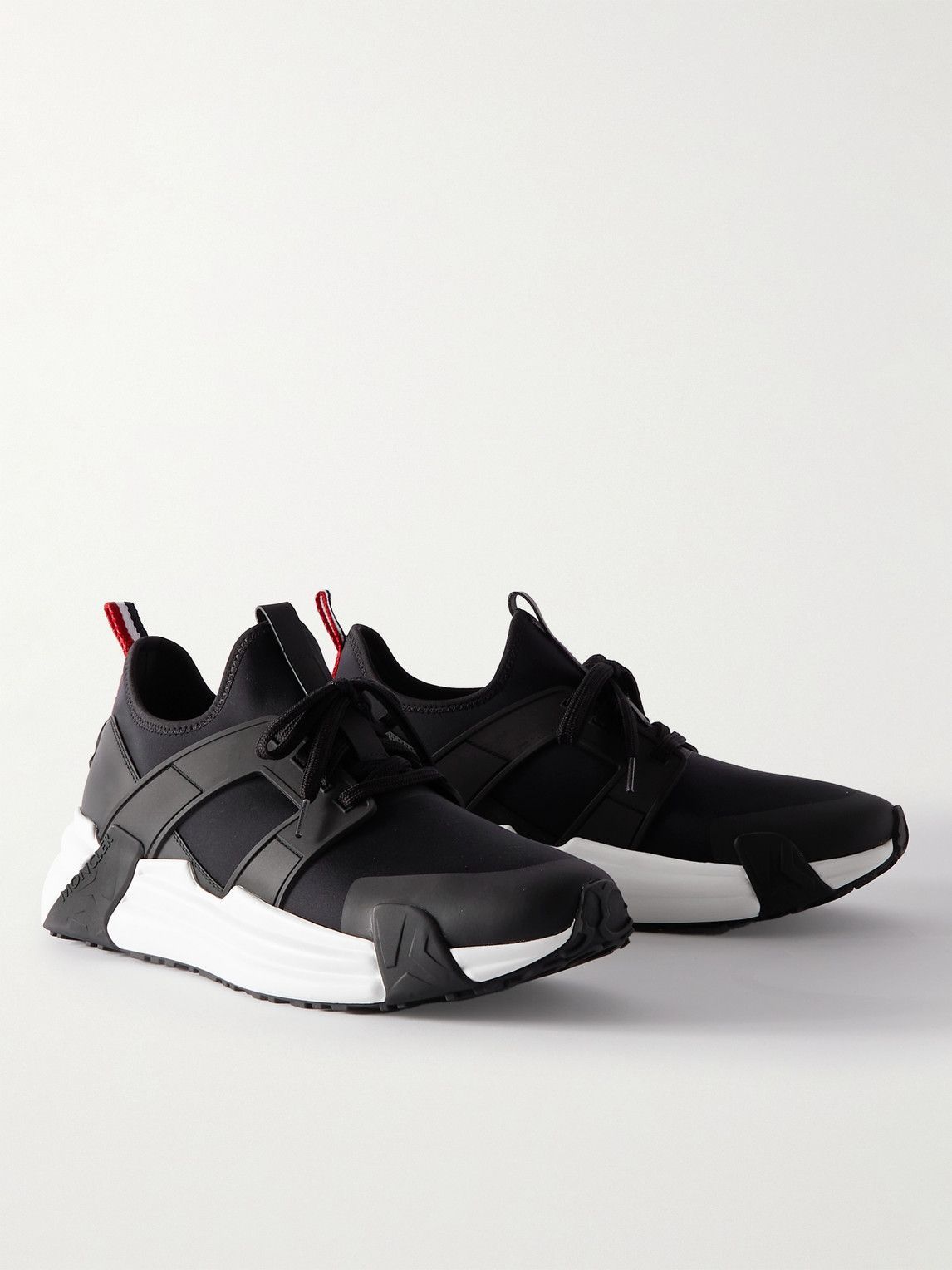 Moncler - Lunarove Rubber and Leather-Trimmed Neoprene Sneakers