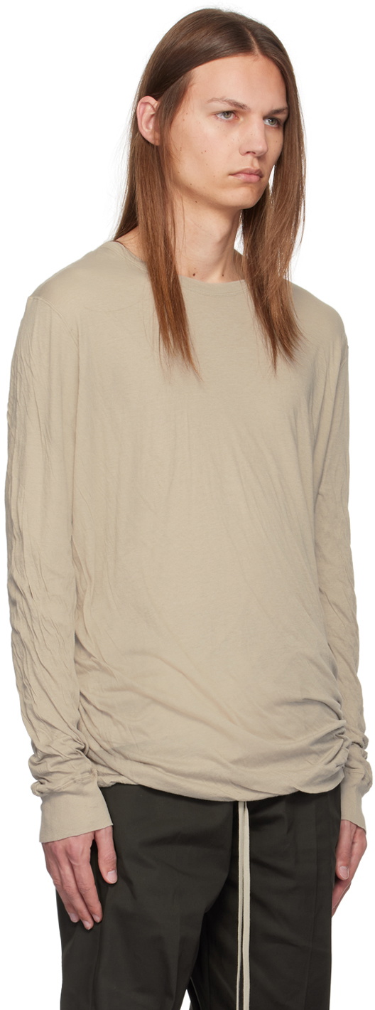 Rick Owens Off-White Porterville Double Long Sleeve T-Shirt Rick Owens