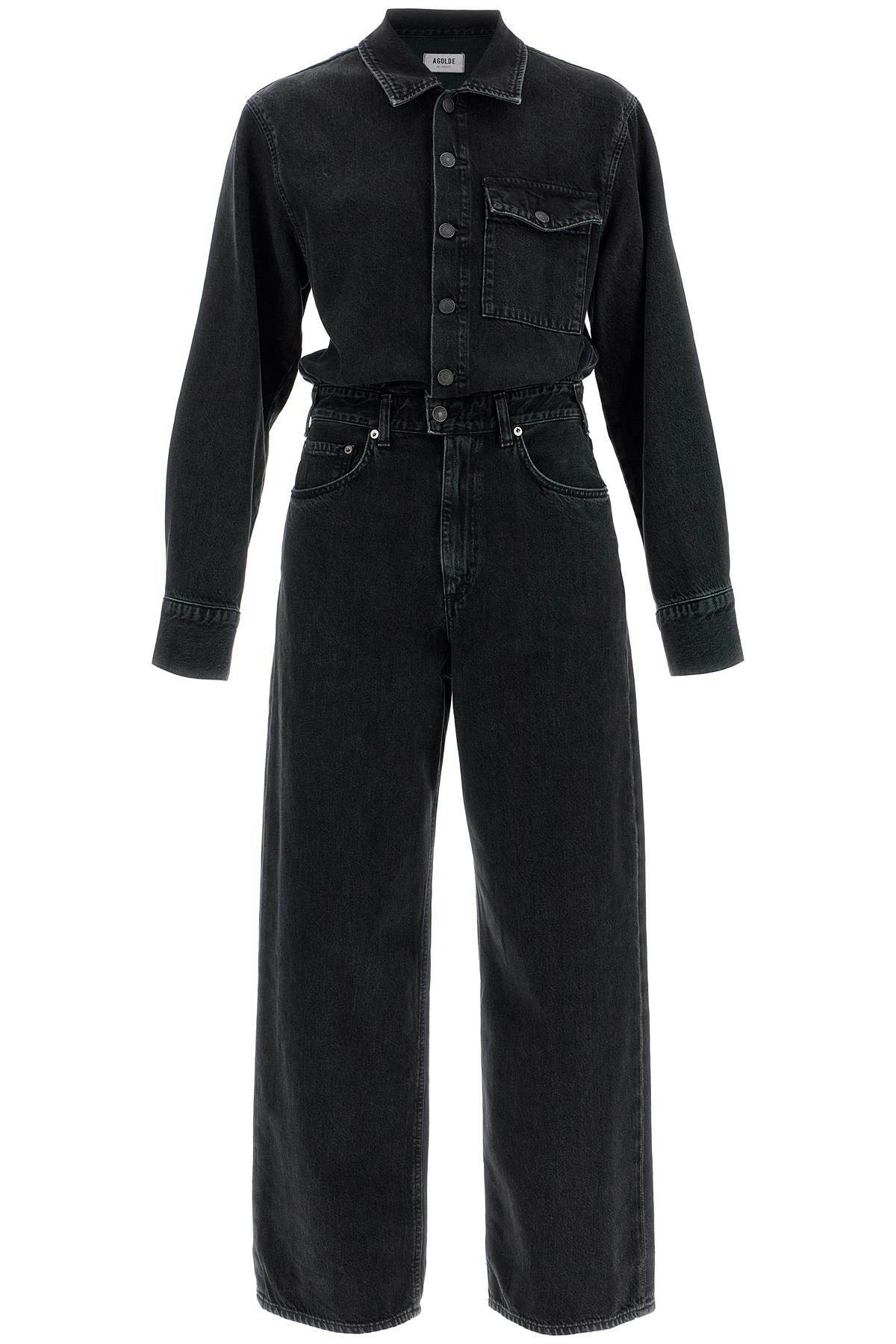AGOLDE denim tane jumpsuit Black AGOLDE