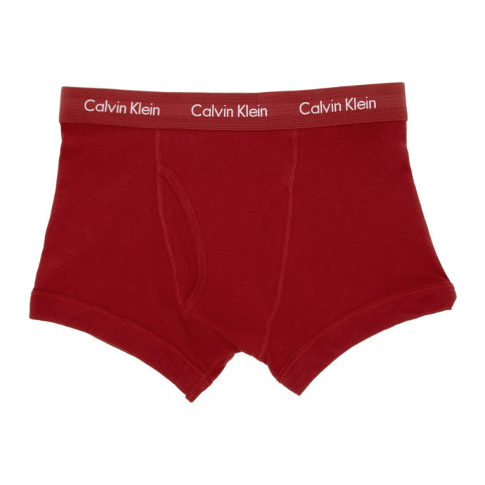 Photo: Calvin Klein Underwear Three-Pack Multicolor Core Plus Boxer Briefs