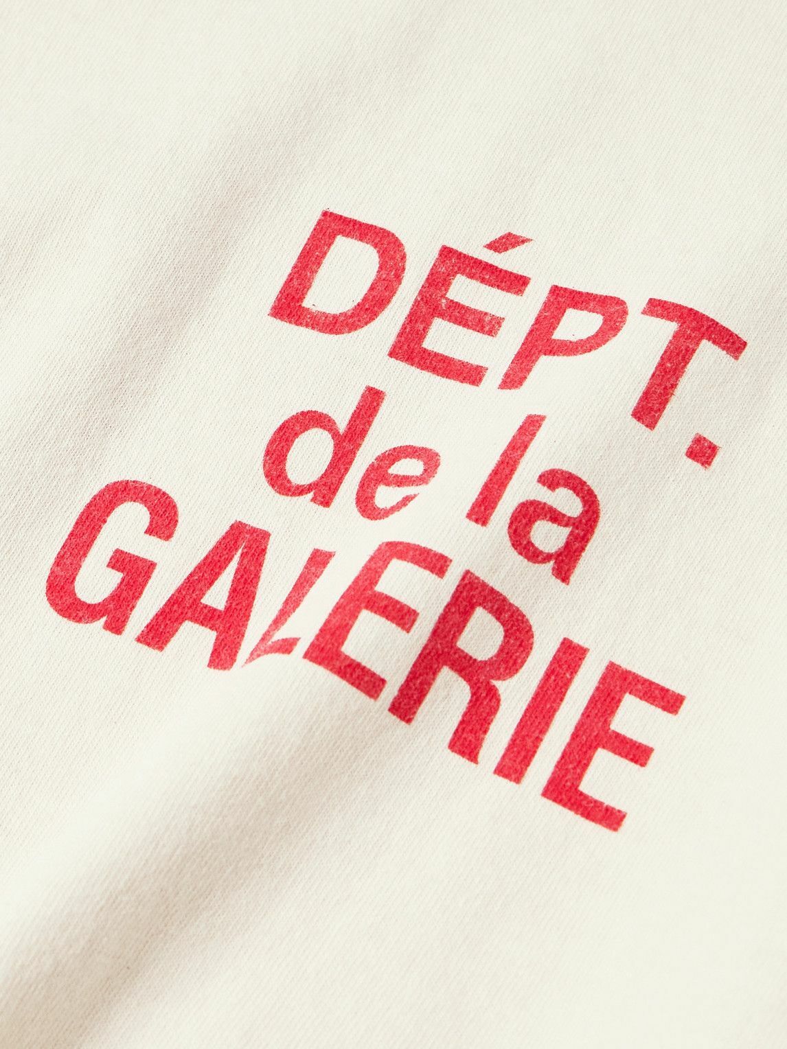 Gallery Dept. - Logo-Print Cotton-Jersey T-Shirt - Neutrals Gallery Dept.