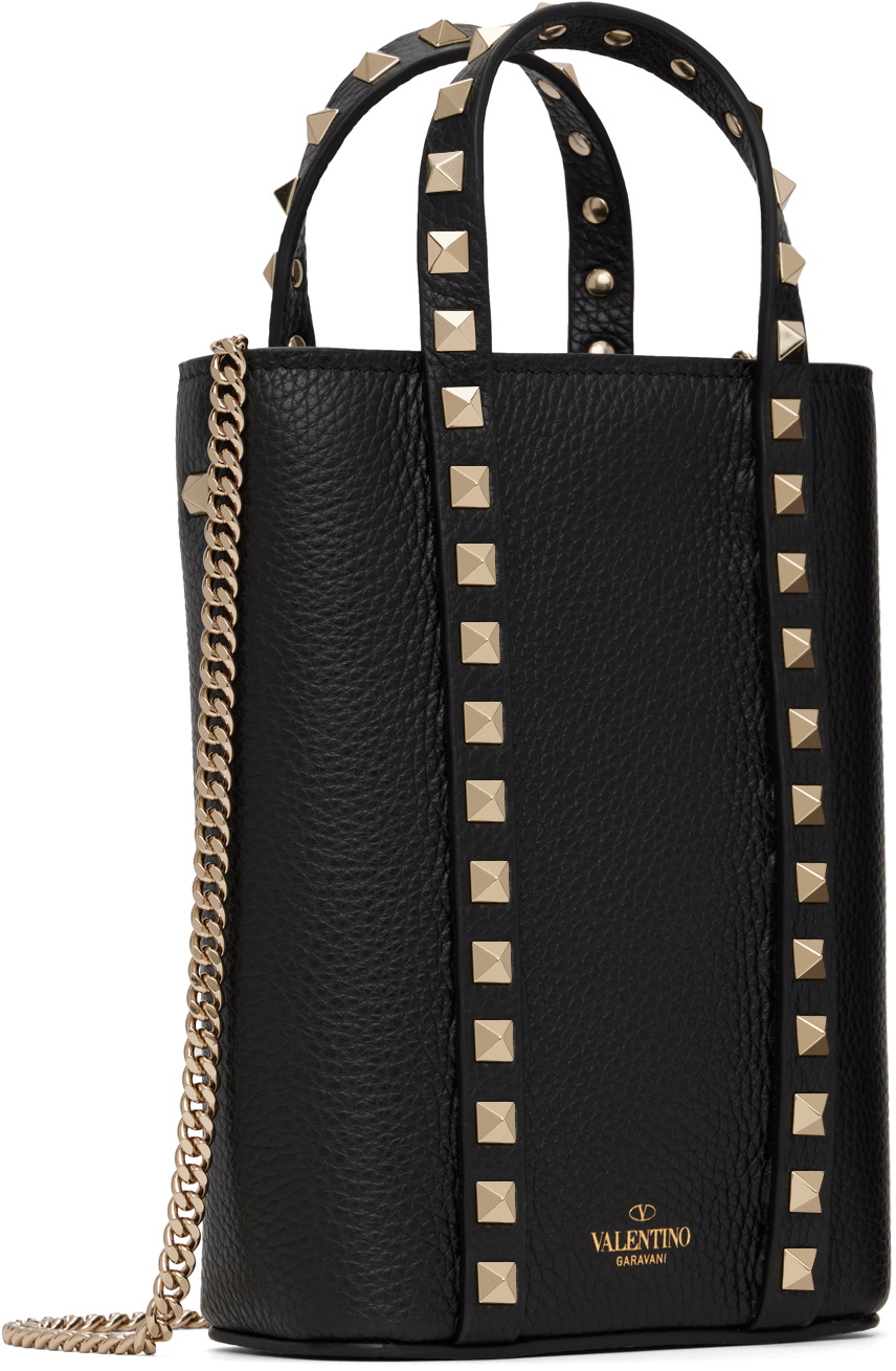 Valentino Garavani Black Calf Leather Bos Taurus Wallet