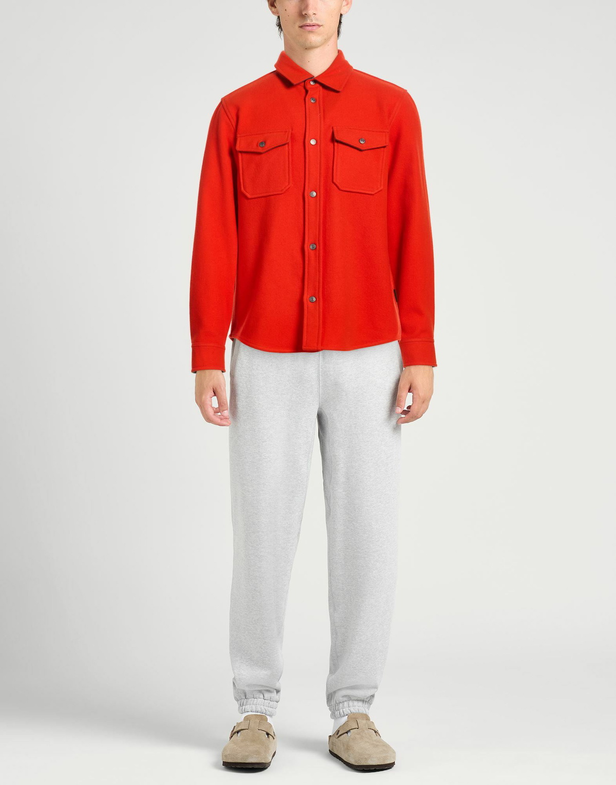 Woolrich Mens Shirt in Tomato red