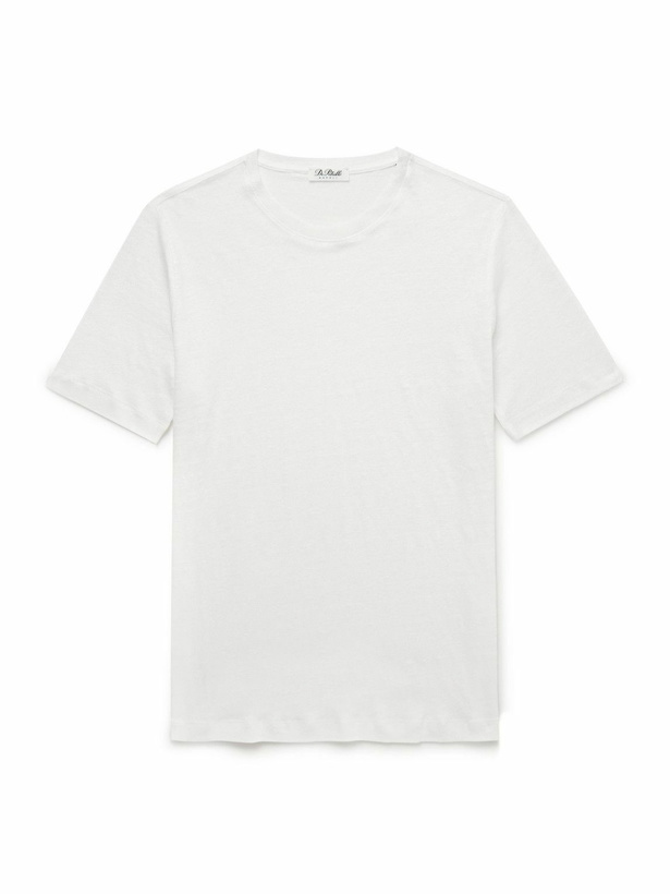 Photo: De Petrillo - Linen-Jersey T-Shirt - White