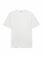 De Petrillo - Linen-Jersey T-Shirt - White
