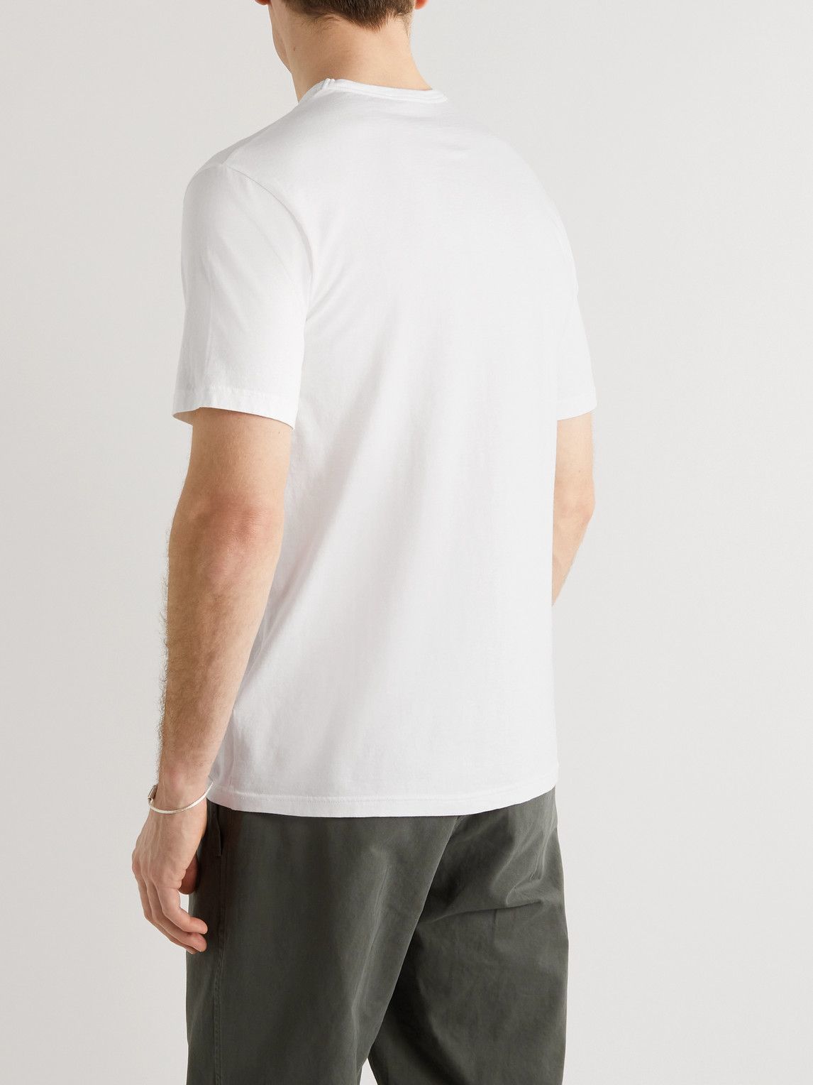 Mr P. - Organic Cotton-Jersey T-Shirt - White Mr P.