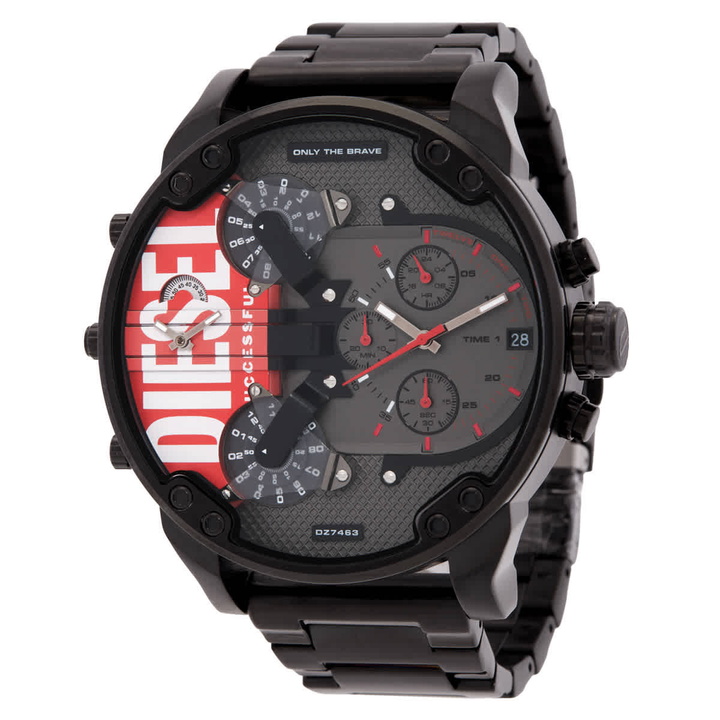 Photo: Diesel Mr. Daddy 2.0 Chronograph Quartz Black Dial Mens Watch DZ7463