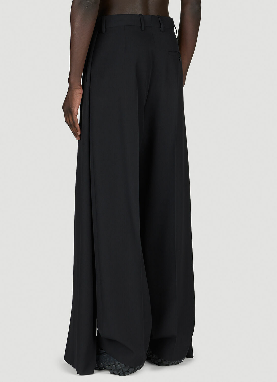 Balenciaga Tailored Double-Front Suit Pants