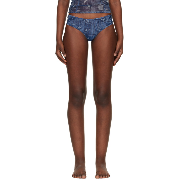 Photo: Diesel Blue Tasha-Dnm Briefs