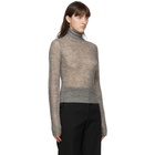 Victoria Beckham Grey Alpaca Turtleneck