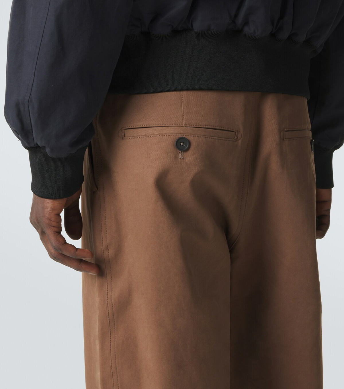 Studio Nicholson Over cotton-blend bomber jacket