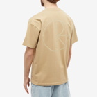 Polar Skate Co. Men's Stroke Logo T-Shirt in Antique Gold