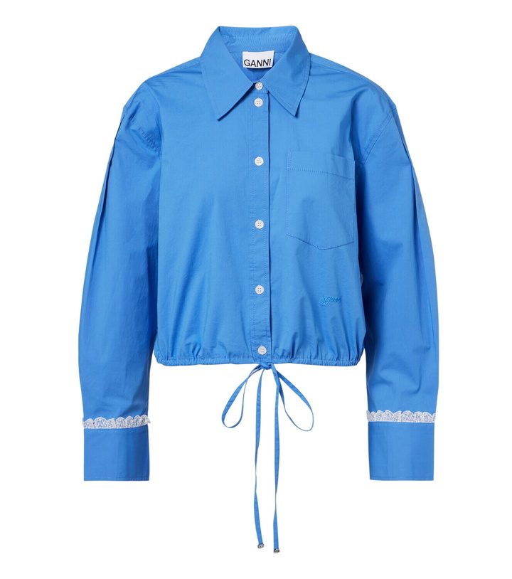 Photo: Ganni Cotton-blend shirt