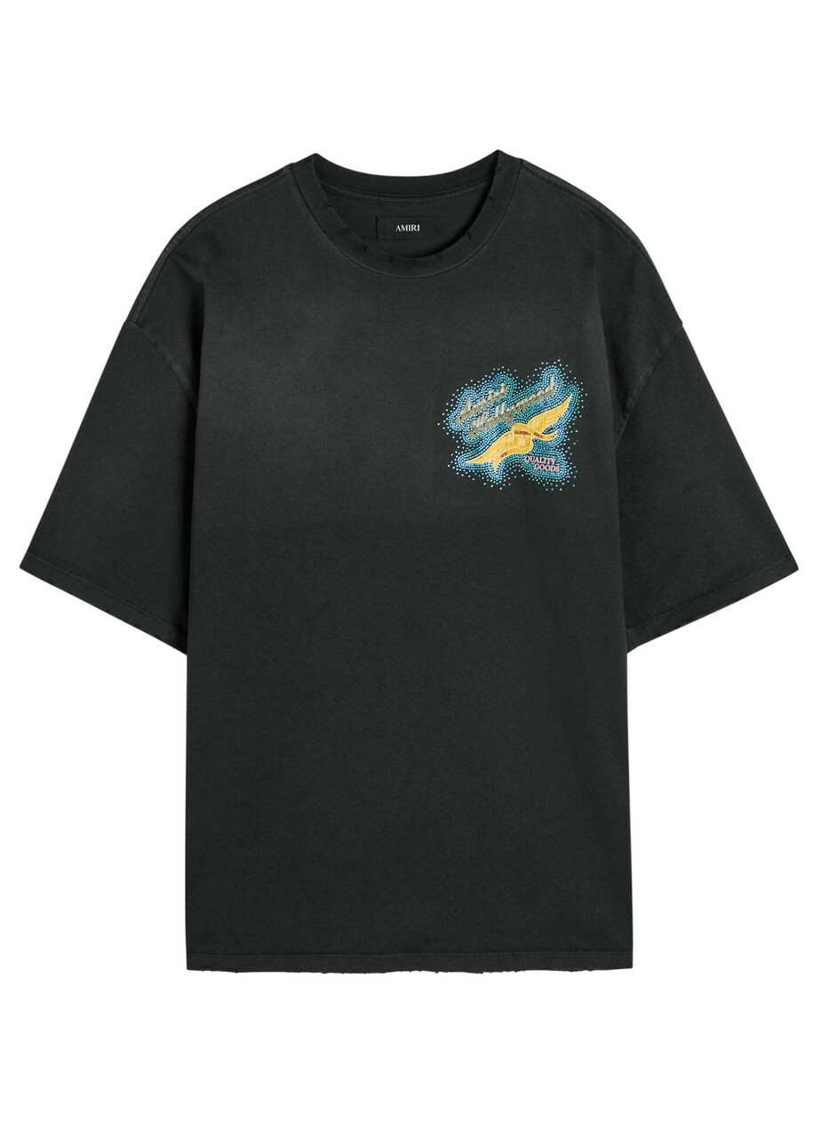 エターナルな魅力【AMIRI】ペガサス T-Shirt AMIRI Pegasus T-shirt | Black | FARFETCH