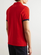 Vilebrequin - Palatin Logo-Embroidered Cotton-Piqué Polo Shirt - Red