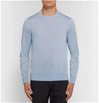 Dunhill - Slim-Fit Wool Sweater - Men - Sky blue